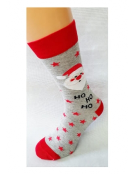Vianočné Crazy socks ponožky sivé
