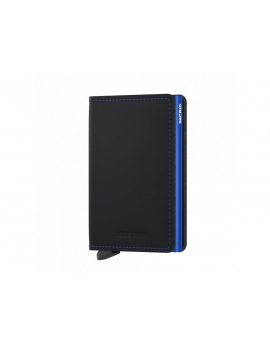 Peňaženka Secrid Miniwallet Matte Black Blue