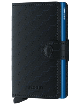Peňaženka Secrid modra Miniwallet Optical Black