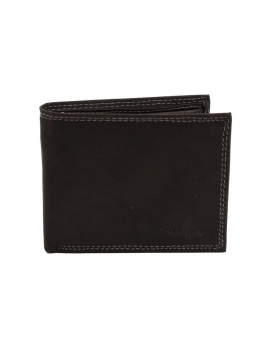 Pánska kožená peňaženka čierna