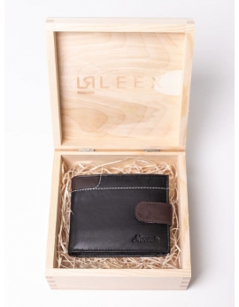 Kožená peňaženka s krabičkou podľa vl. výberu LR2